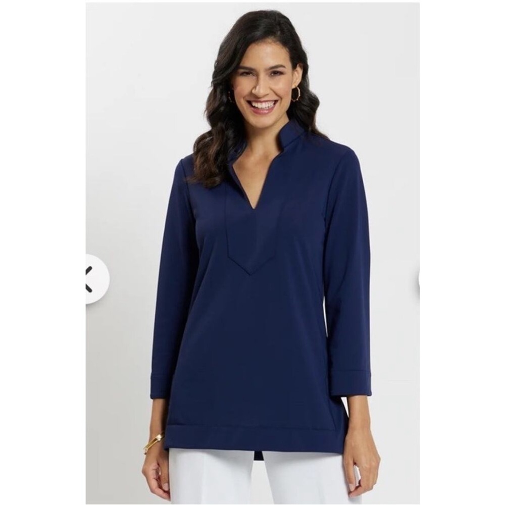 Jude Connally Navy Blue Tunic Top